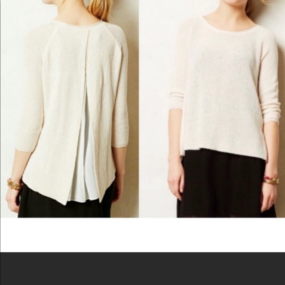 Anthropologie Moth French Quarter Sweater